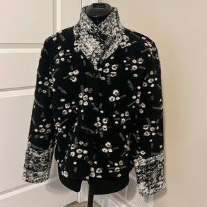 TLB DESIGN Wool Cardigan Sweater Vintage Canadian Made